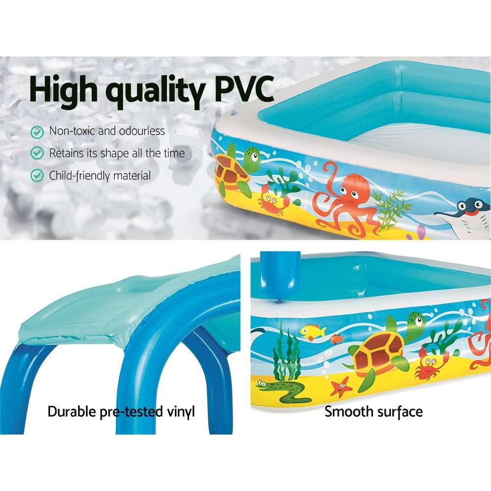 Bestway Kids Pool 140x140x114cm Inflatable Swimming